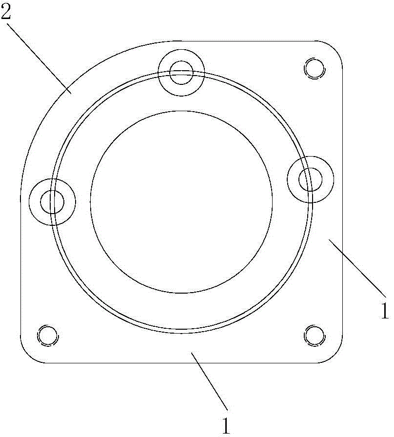 Boring clamp for oil pump end cover