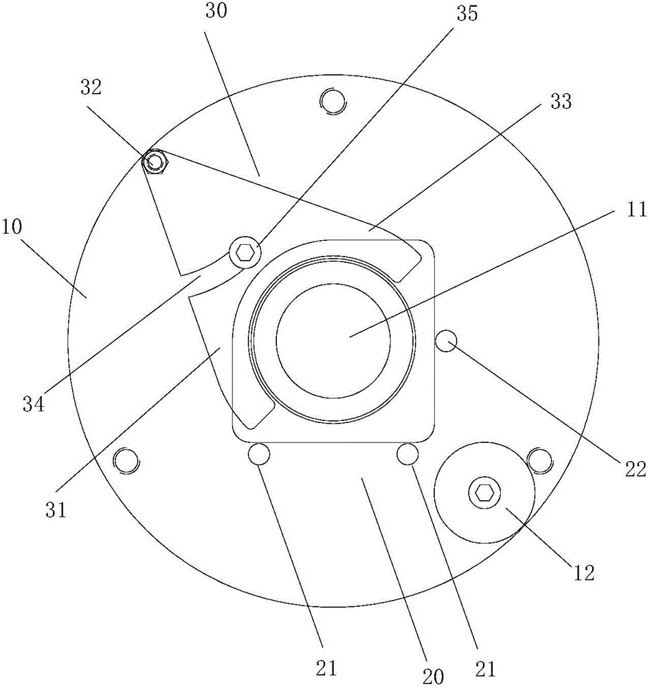 Boring clamp for oil pump end cover