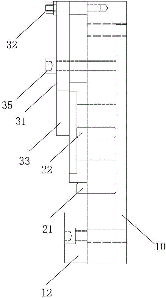 Boring clamp for oil pump end cover