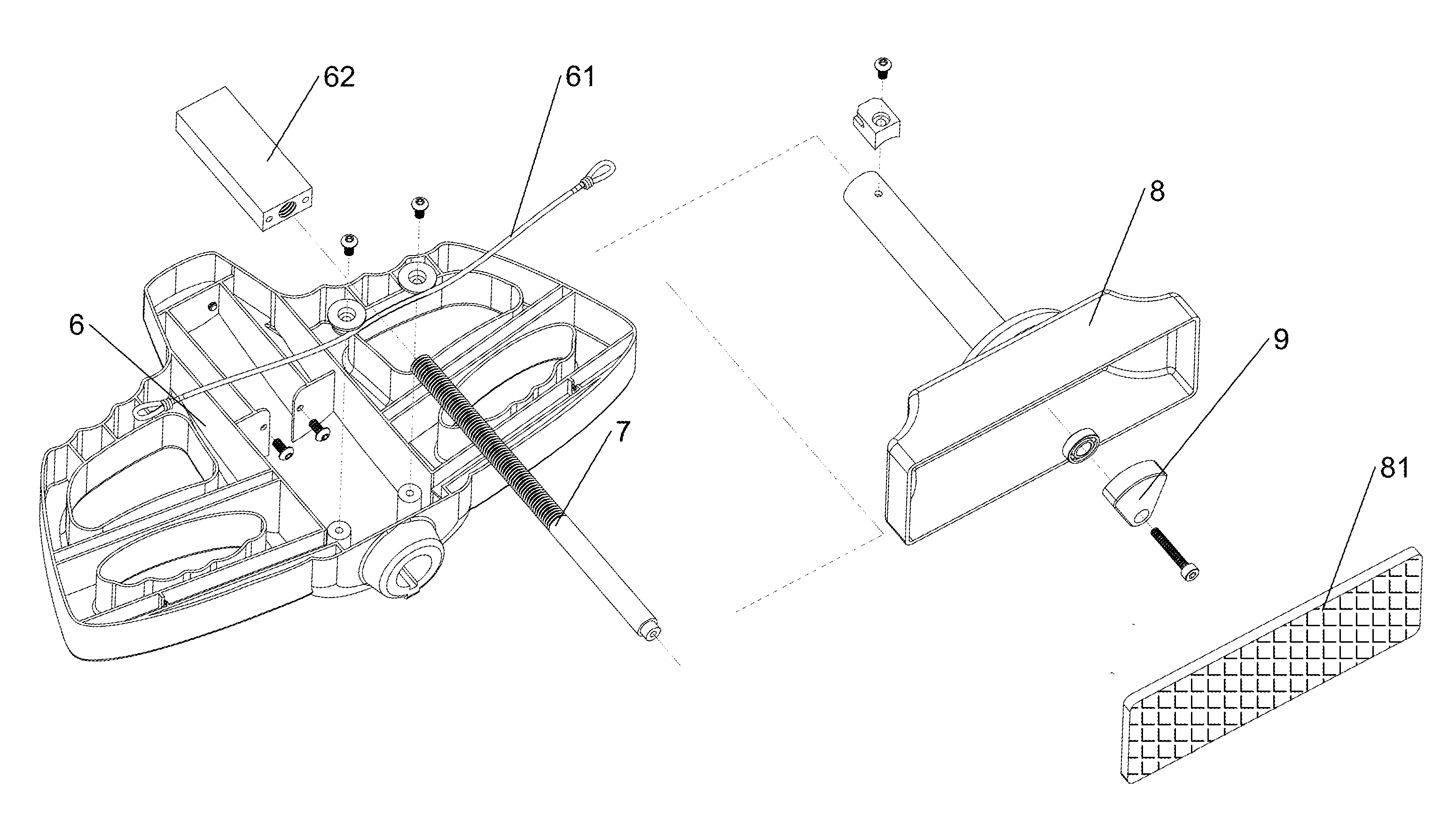 Abdominal exerciser with oscillatory massage device