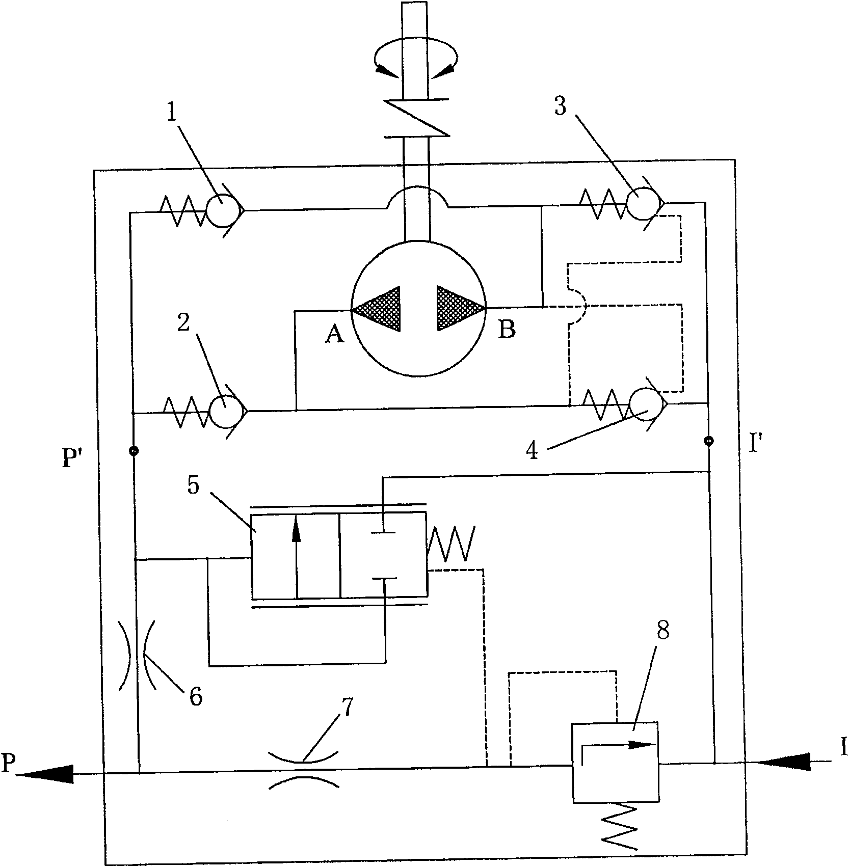 Bidirectional constant flux gear pump