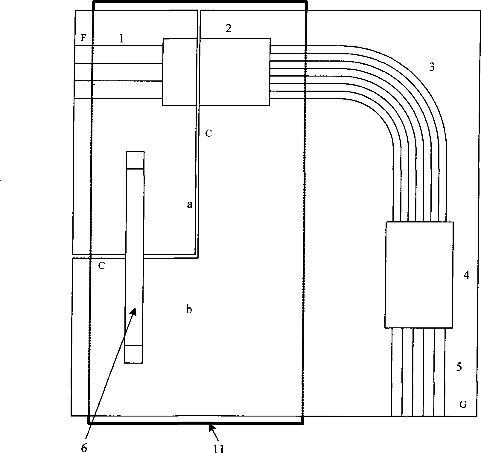 Method for manufacturing afebrile array wave-guide grating based on flat-plate wave-guide movement