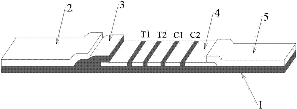 IL-6 and IL-10 bigeminy colloidal gold immunochromatography kit for rapid diagnosis on sepsis