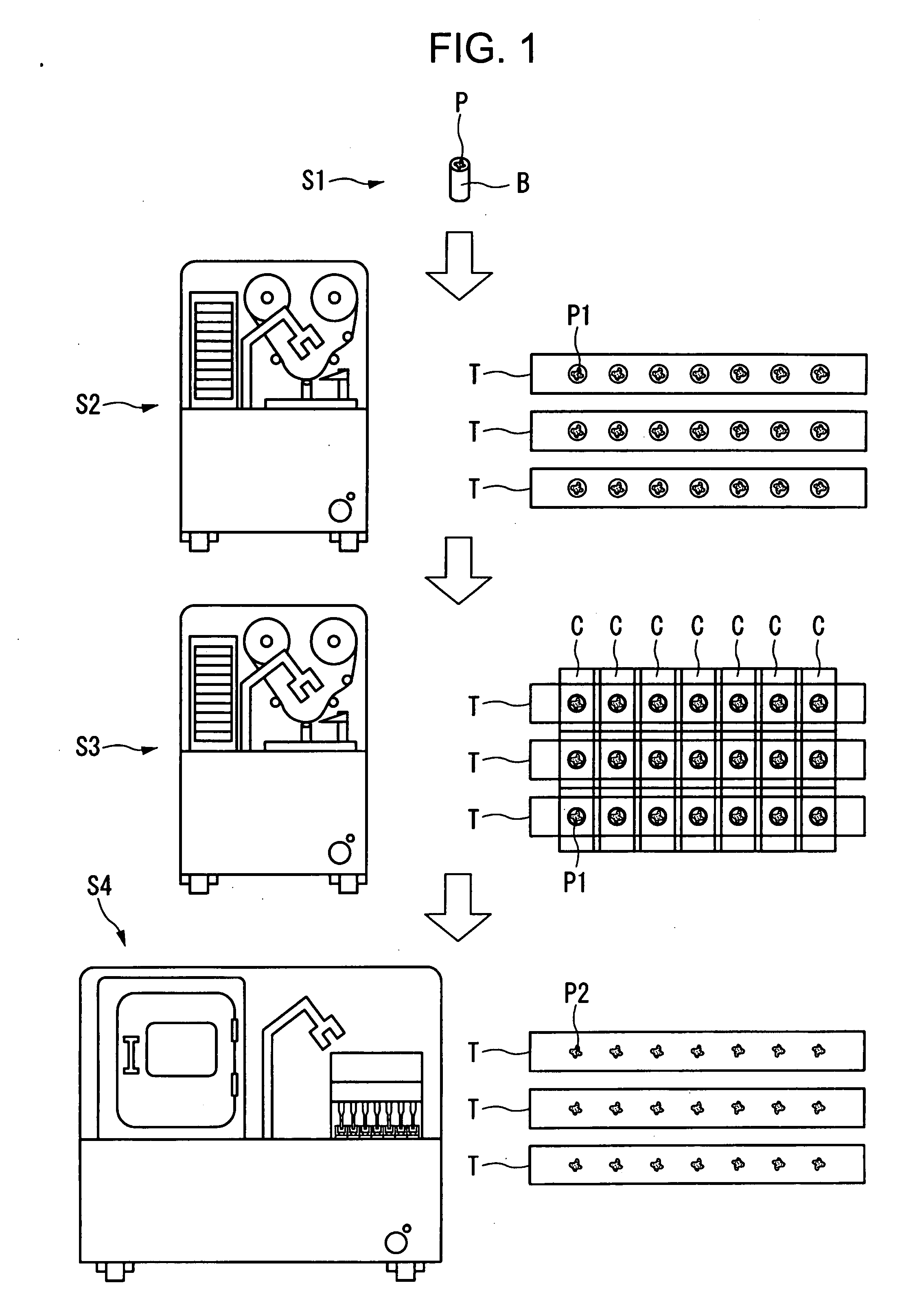 Container for Processing Section Samples, Processing Method for Section Samples, and Processing Apparatus for Section Samples