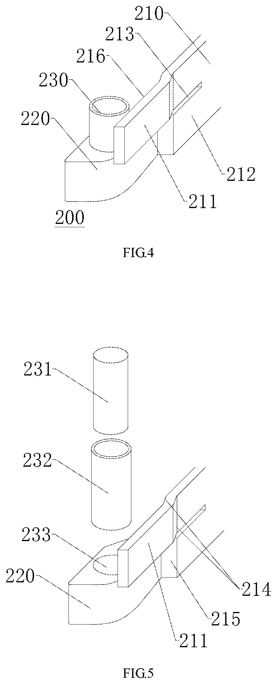 Magnetic connection structure of a spectacle frame for solid connection