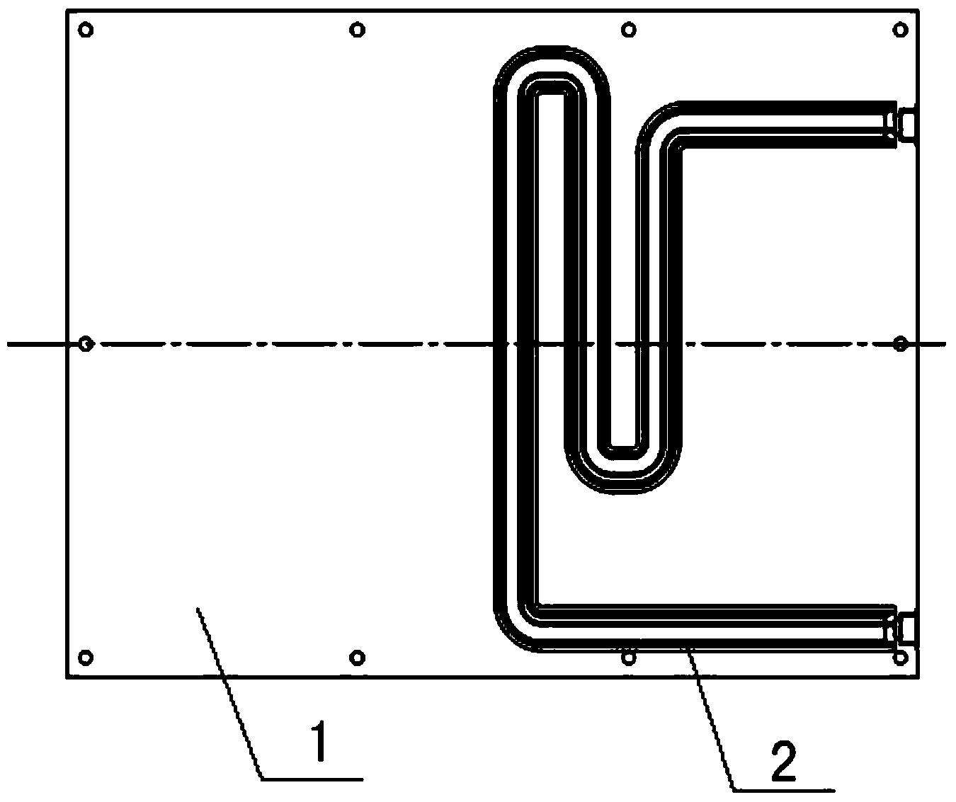 Method for welding heat dissipation base plates