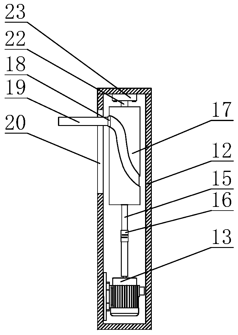 Fault alarm device for computer information management