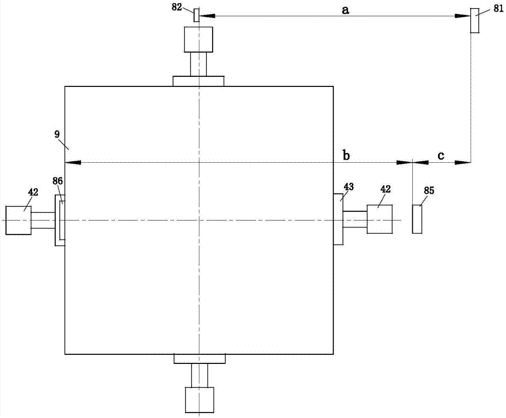 Automatic cutting device for ceramic tiles