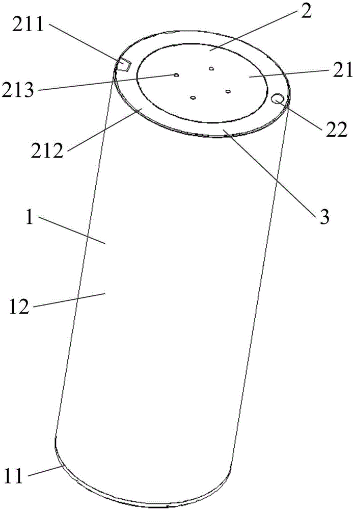 Fuel storage tank for dry type storage of spent fuel of nuclear power plant