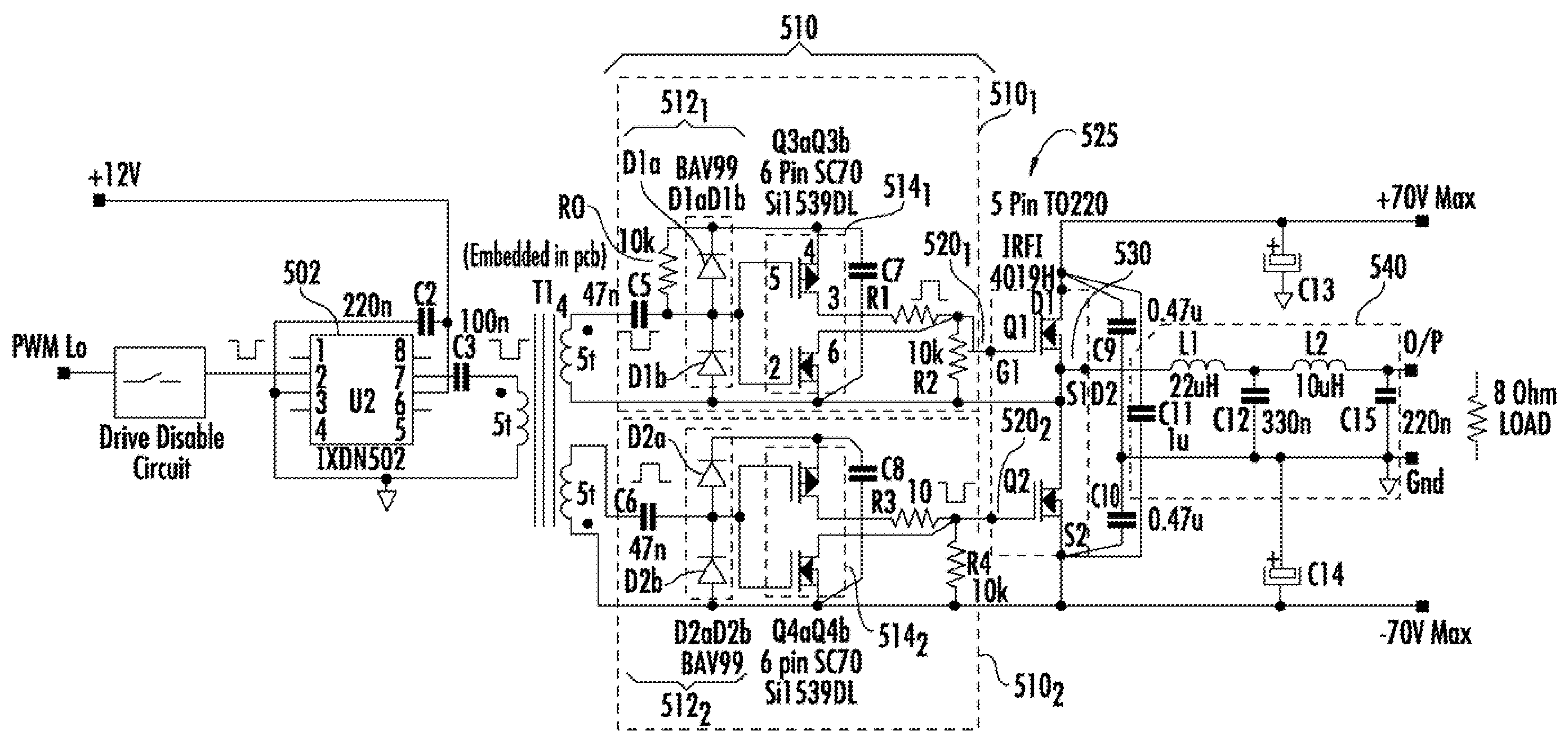 Switching amplifiers