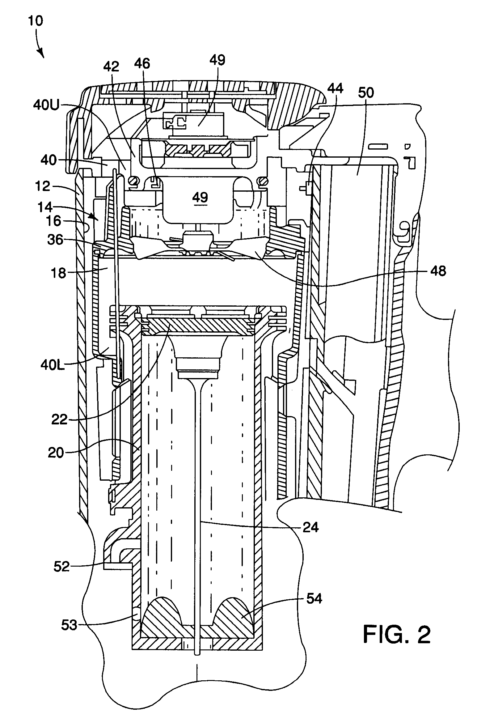 Fuel level monitoring system for combustion-powered tools