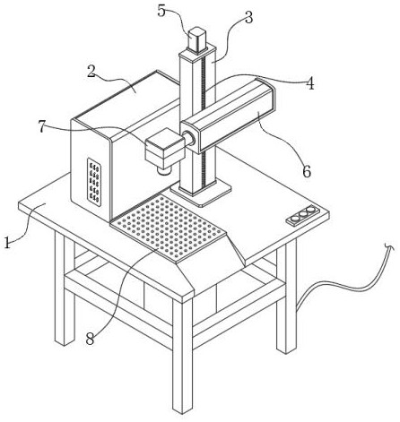 Mold core machining device for manufacturing light guide plate with novel structure