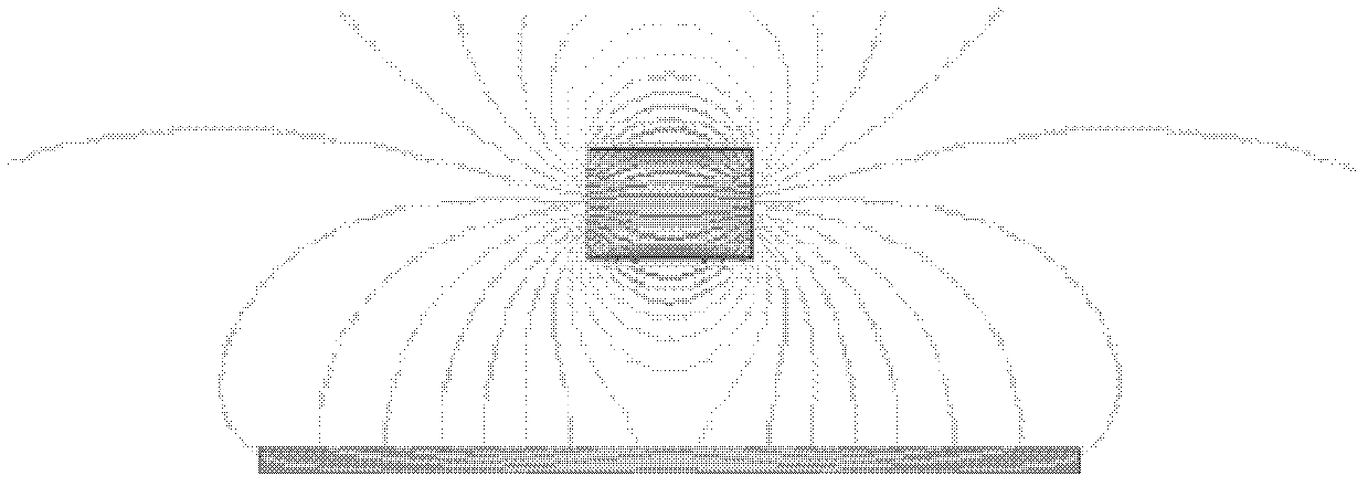 Audio transmission device intended for co-action with hearing aid provided with loop listene