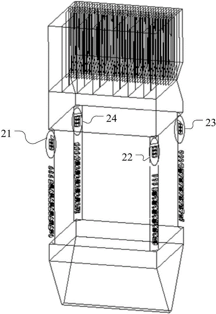 Combustion control method for four-corner tangential circle boiler