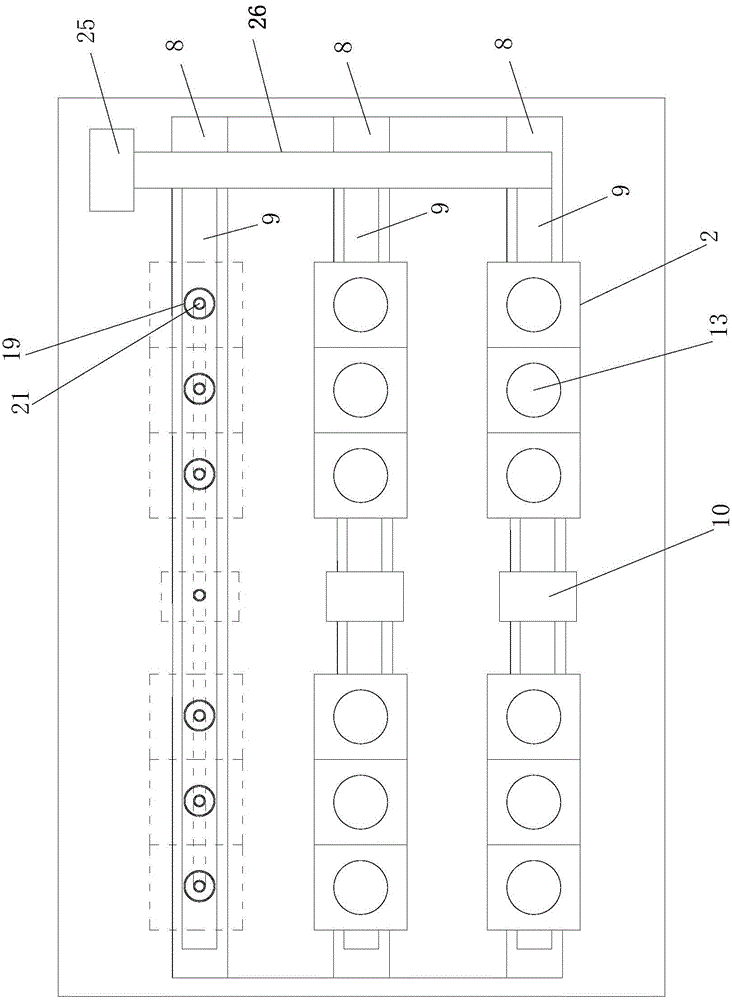 Heat radiation system of electrical cabinets in power distribution room