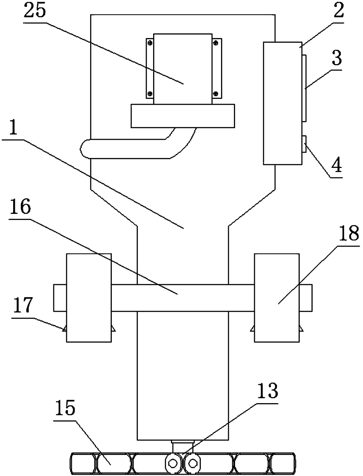 Oxygen increasing device of aquaculture pond