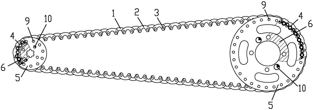 Chain transmission system