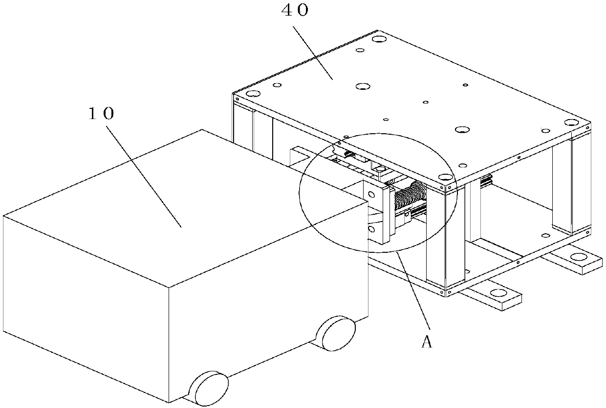 Charging device and logistic system with the same