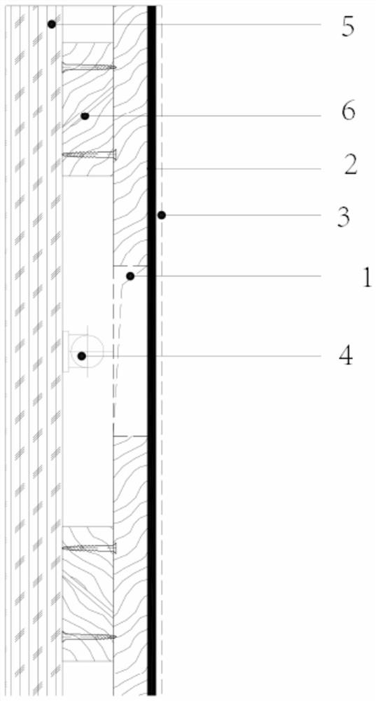 A kind of light-transmitting wood veneer, wall decoration and processing method of light-transmitting wood veneer