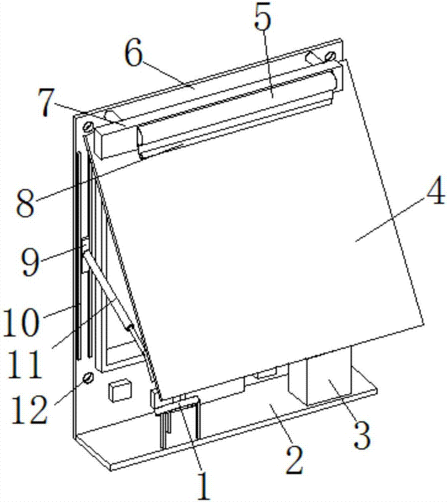 Special automatic adjusting device for opening and closing of window of planting greenhouse