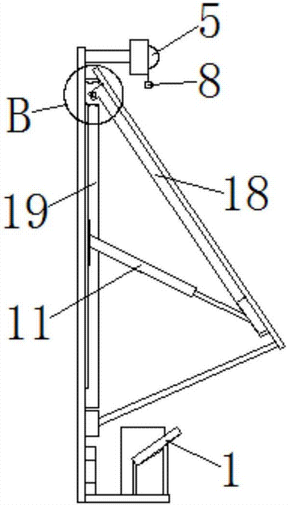 Special automatic adjusting device for opening and closing of window of planting greenhouse