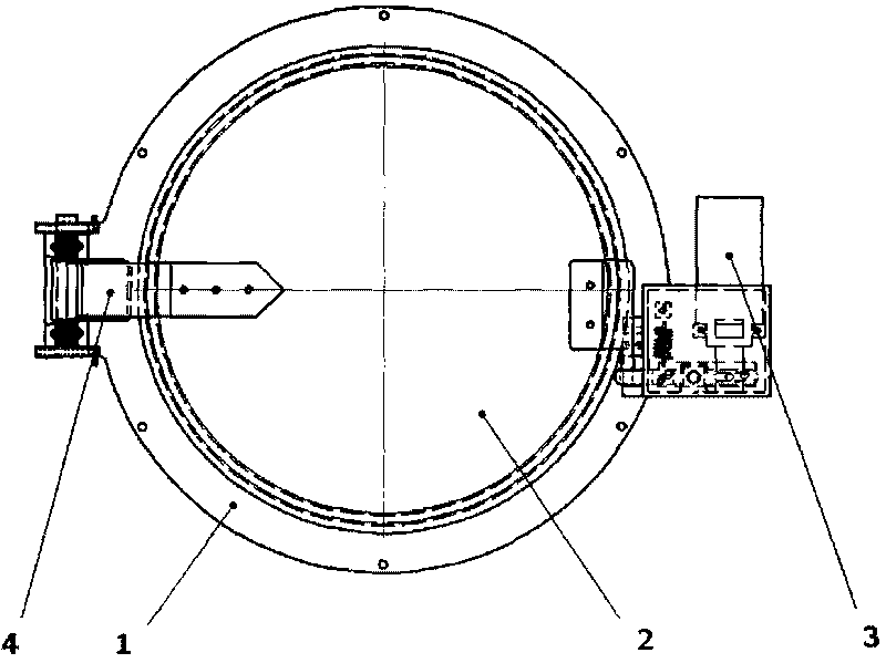 Satellite effective load sealing protective shade