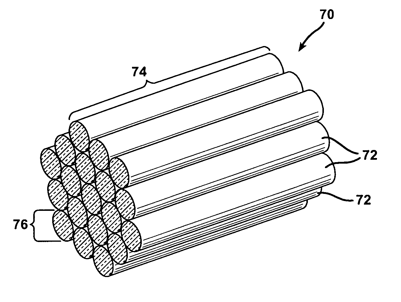 Polymer/WUCS mat and method of forming same