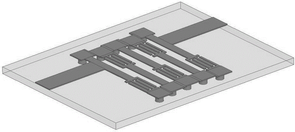 Miniaturized composite right/left-handed structure broadband filter