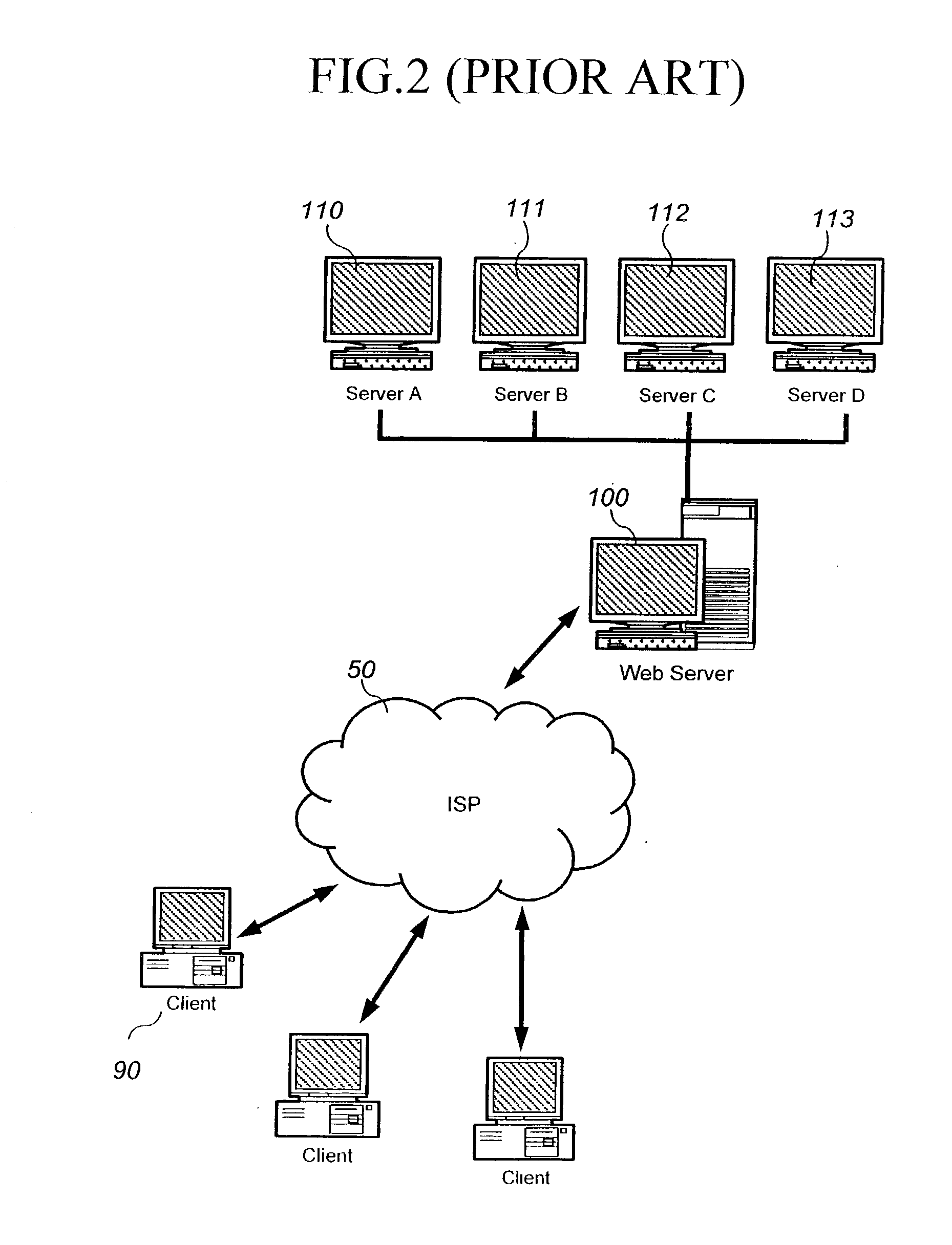 Relaying system for broadcasting multi-channel internet television and networking method thereof