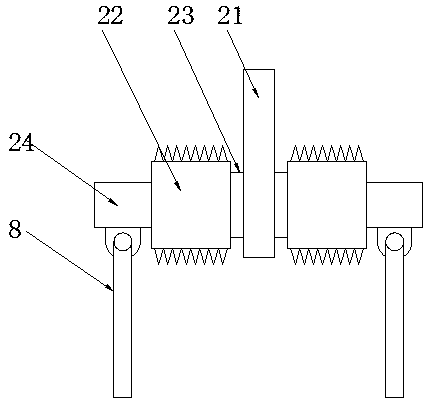 Interlocking segment upper cover mold lifting and overturn device