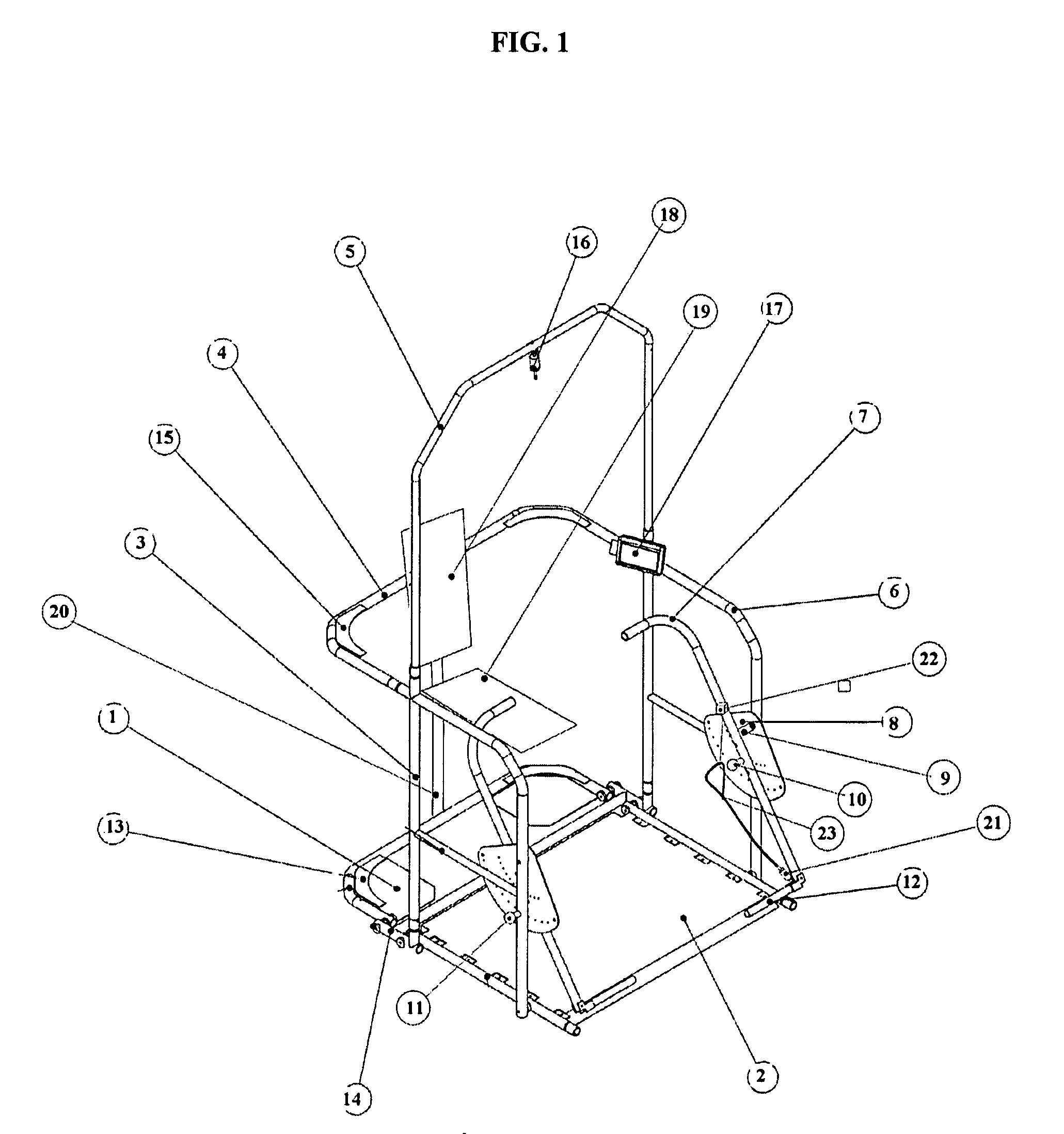 Wheelchair-accessible fitness system