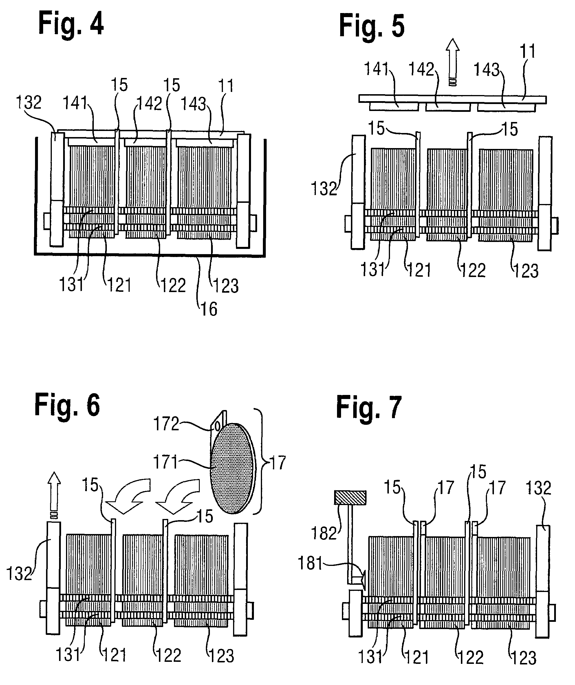 Method for simultaneously slicing at least two cylindrical workpieces into a multiplicity of wafers