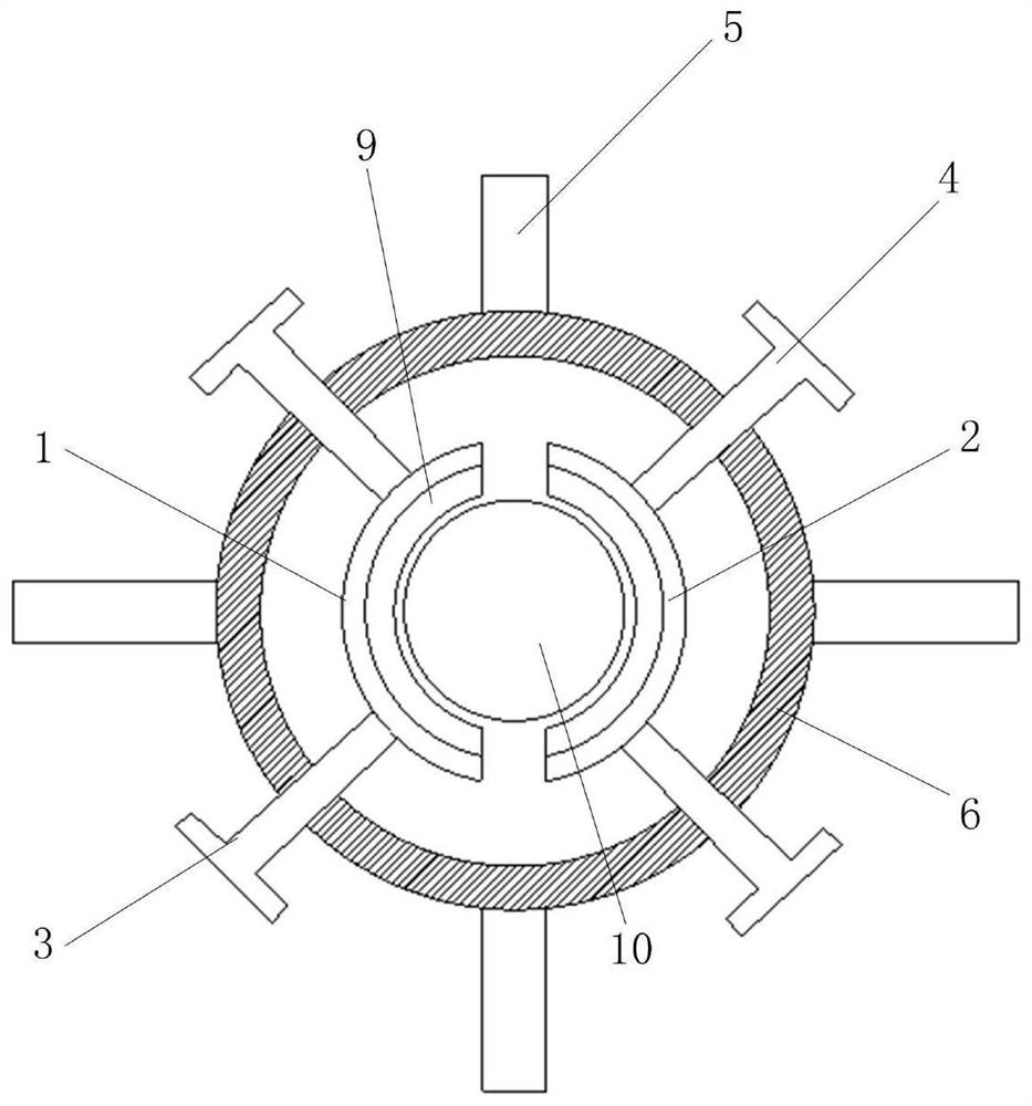 Turbine rotor small shaft disc grinding tool