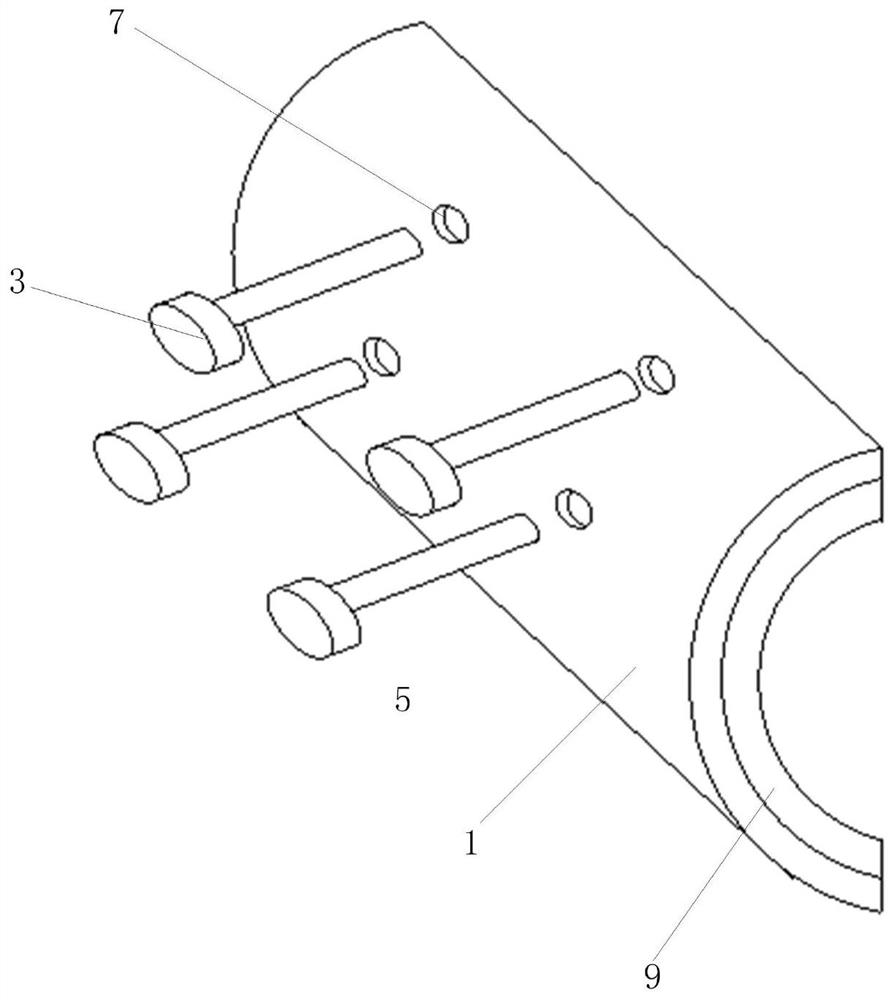 Turbine rotor small shaft disc grinding tool