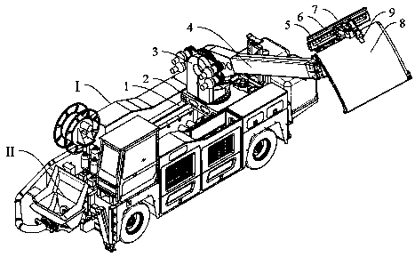 Mold spraying device and mold spraying technology