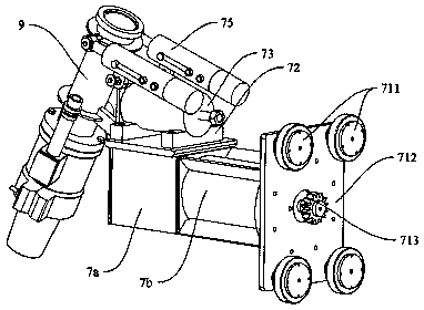 Mold spraying device and mold spraying technology