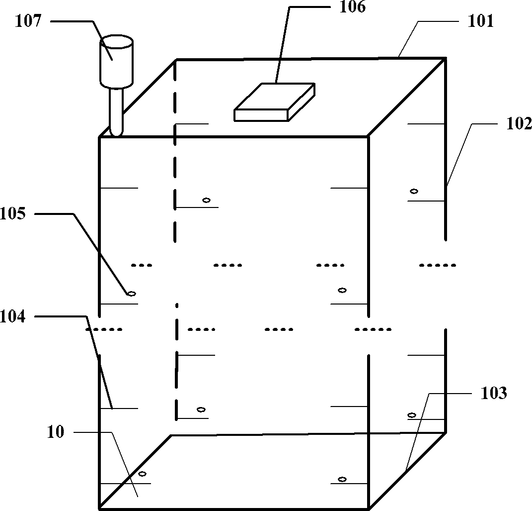 Detection method for detecting substrate damage in placing box and placing box