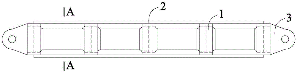 Modularized bamboo-shaped buckling restrained brace