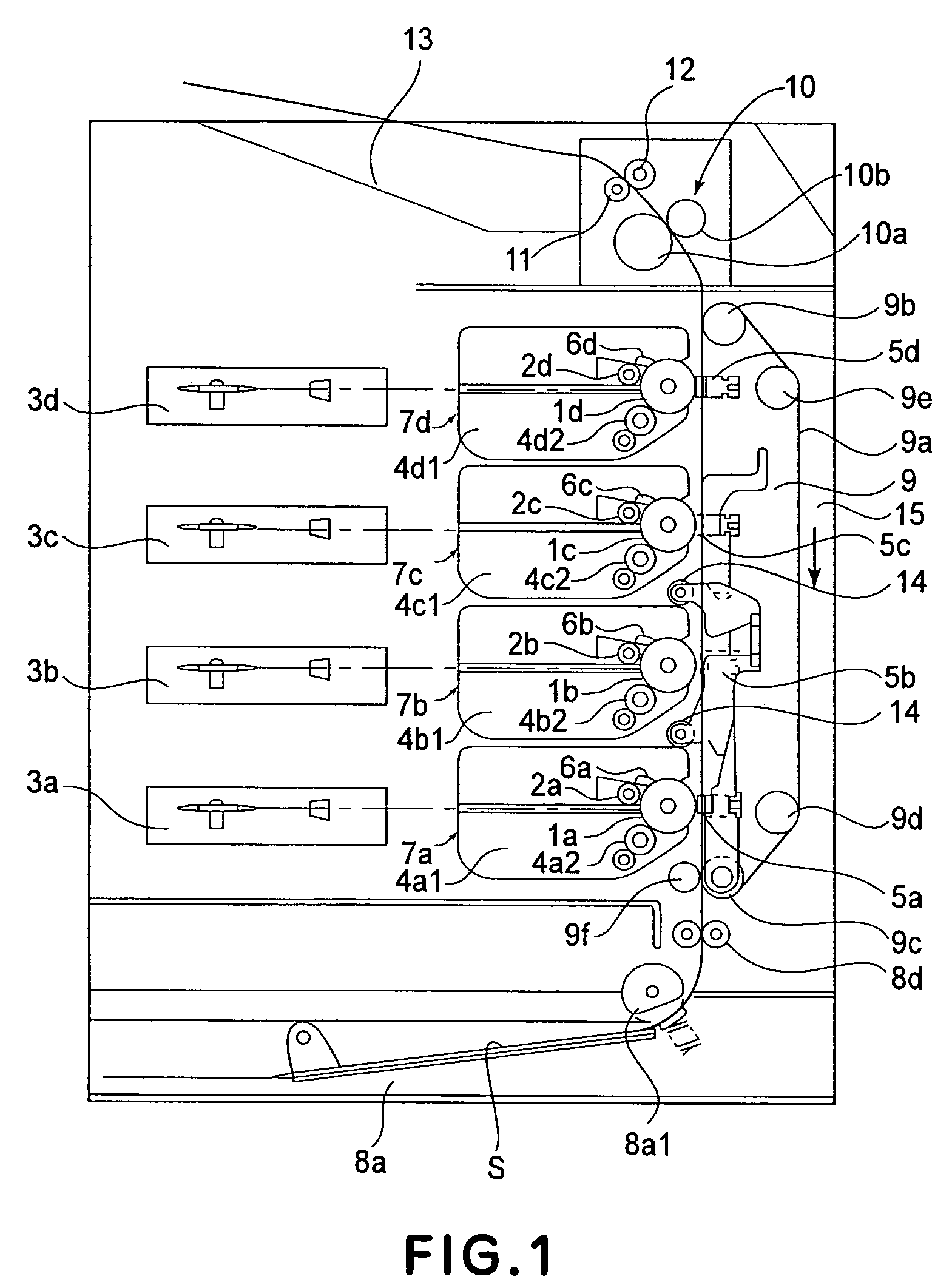 Image forming apparatus including a plurality of image bearing members having a speed variation suppression feature