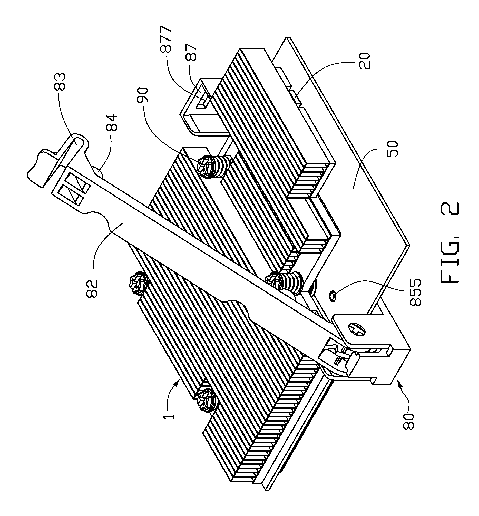 Heat dissipation assembly for graphics card and blade server using the same