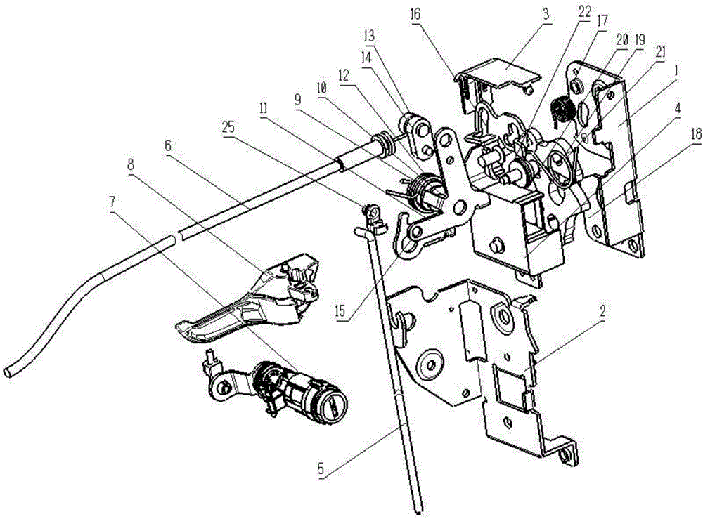 Emergency device for opening and unlocking vehicle door