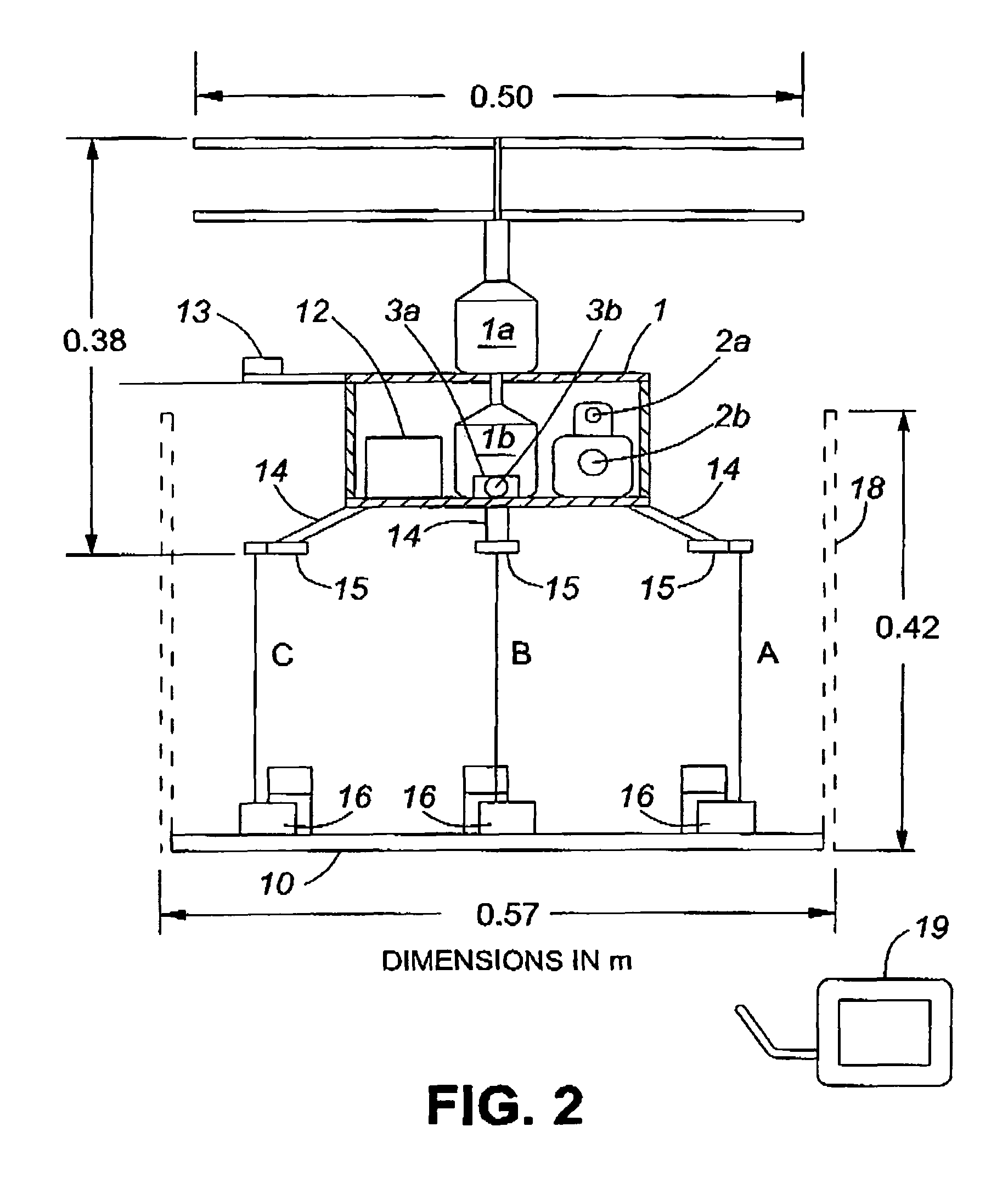 Airborne, tethered, remotely stabilized surveillance platform