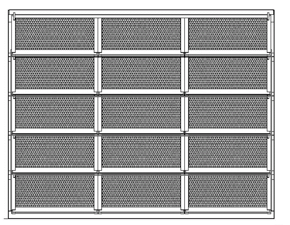 Rotating-vane type coarse filtering apparatus