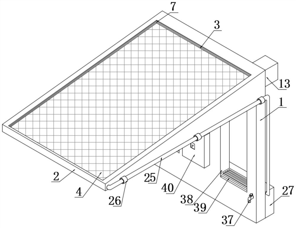 Photovoltaic panel mounting mechanism for new energy automobile and mounting method of photovoltaic panel mounting mechanism