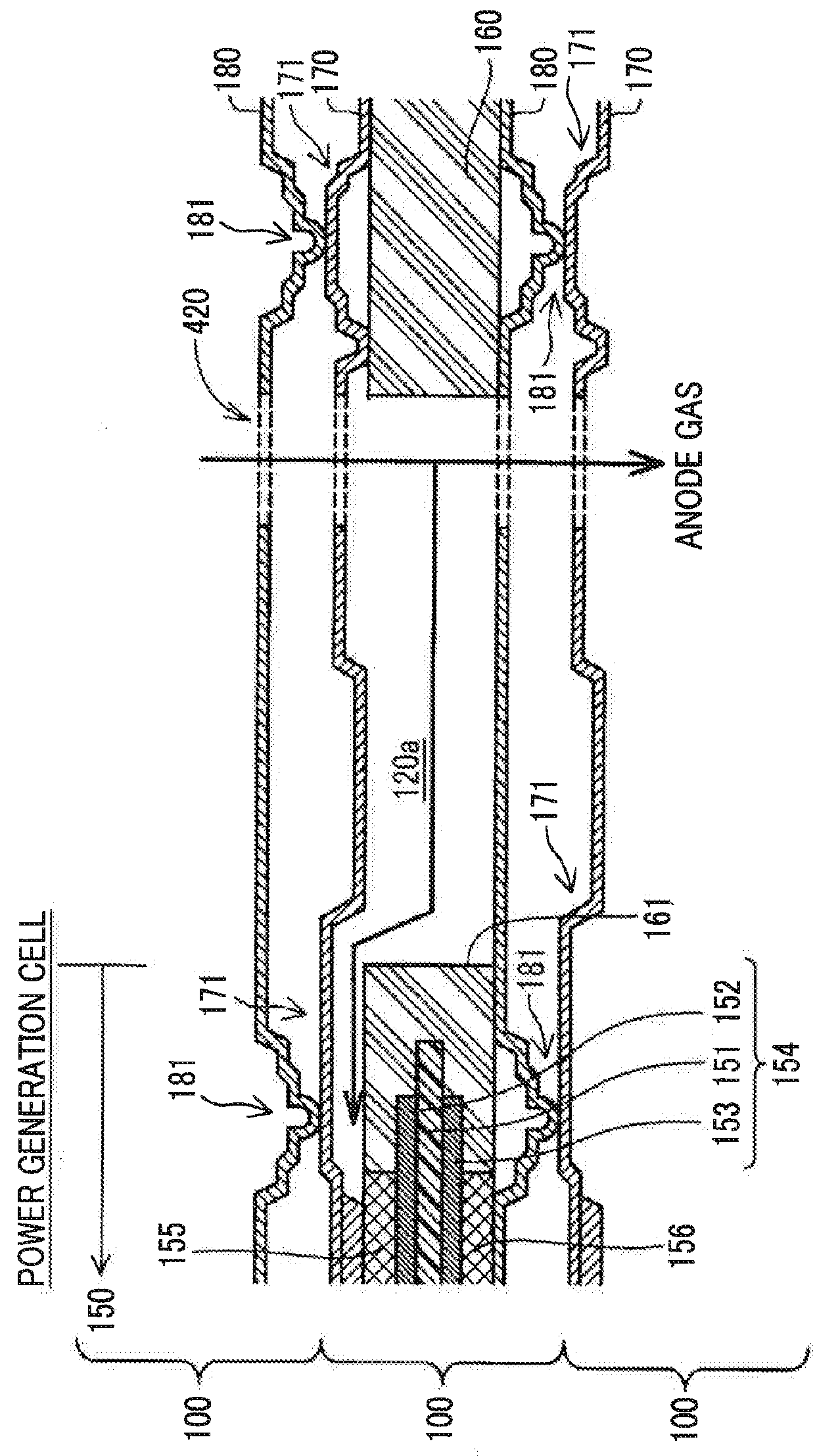 Fuel cell stack and dummy cell