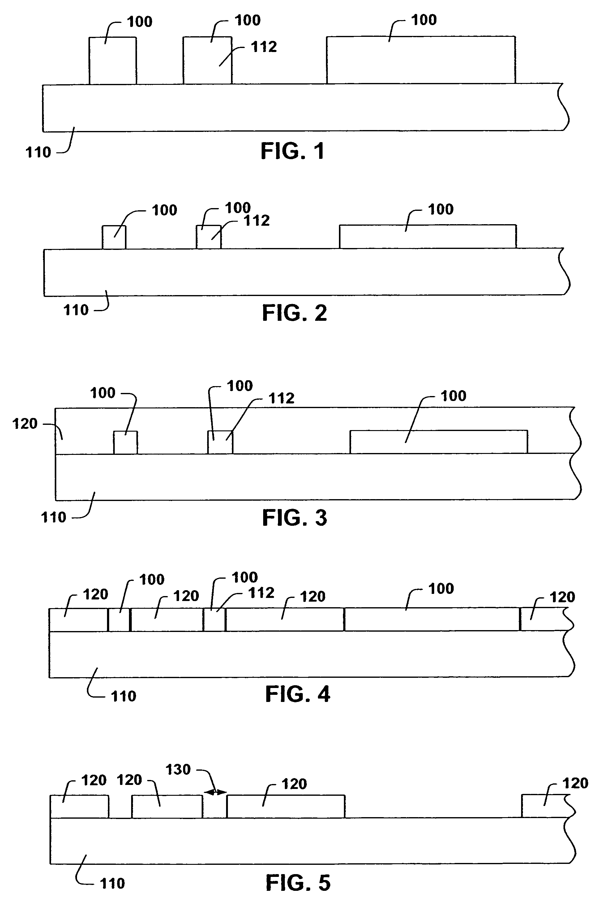 Inverse resist coating process