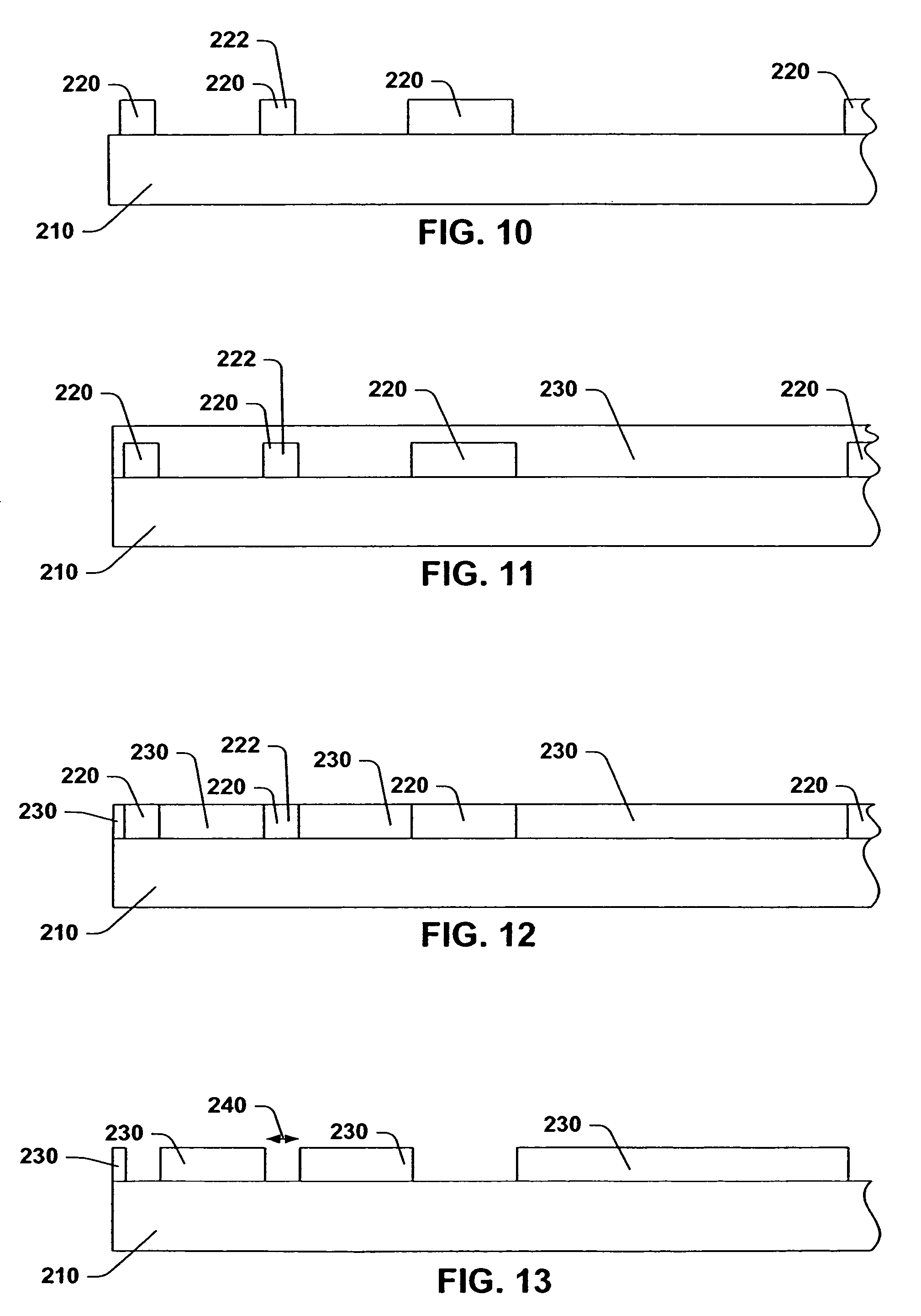 Inverse resist coating process