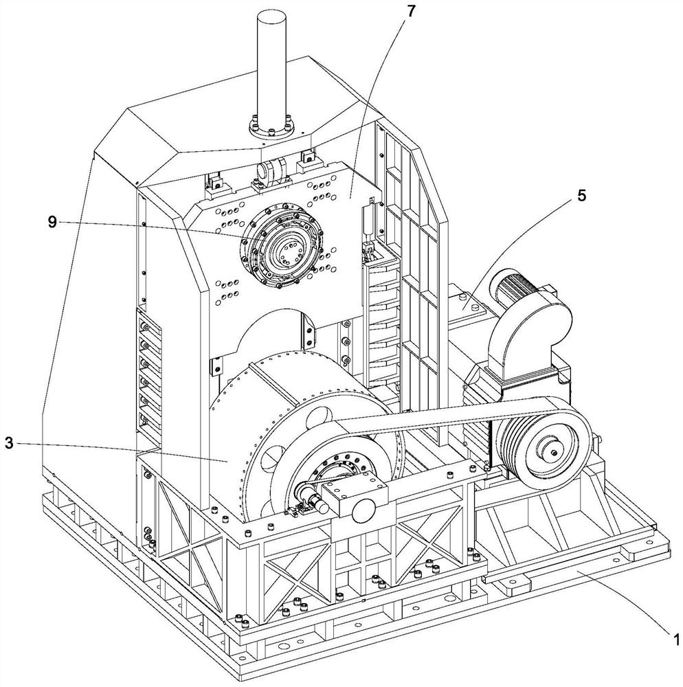 High-speed high-rigidity test bed