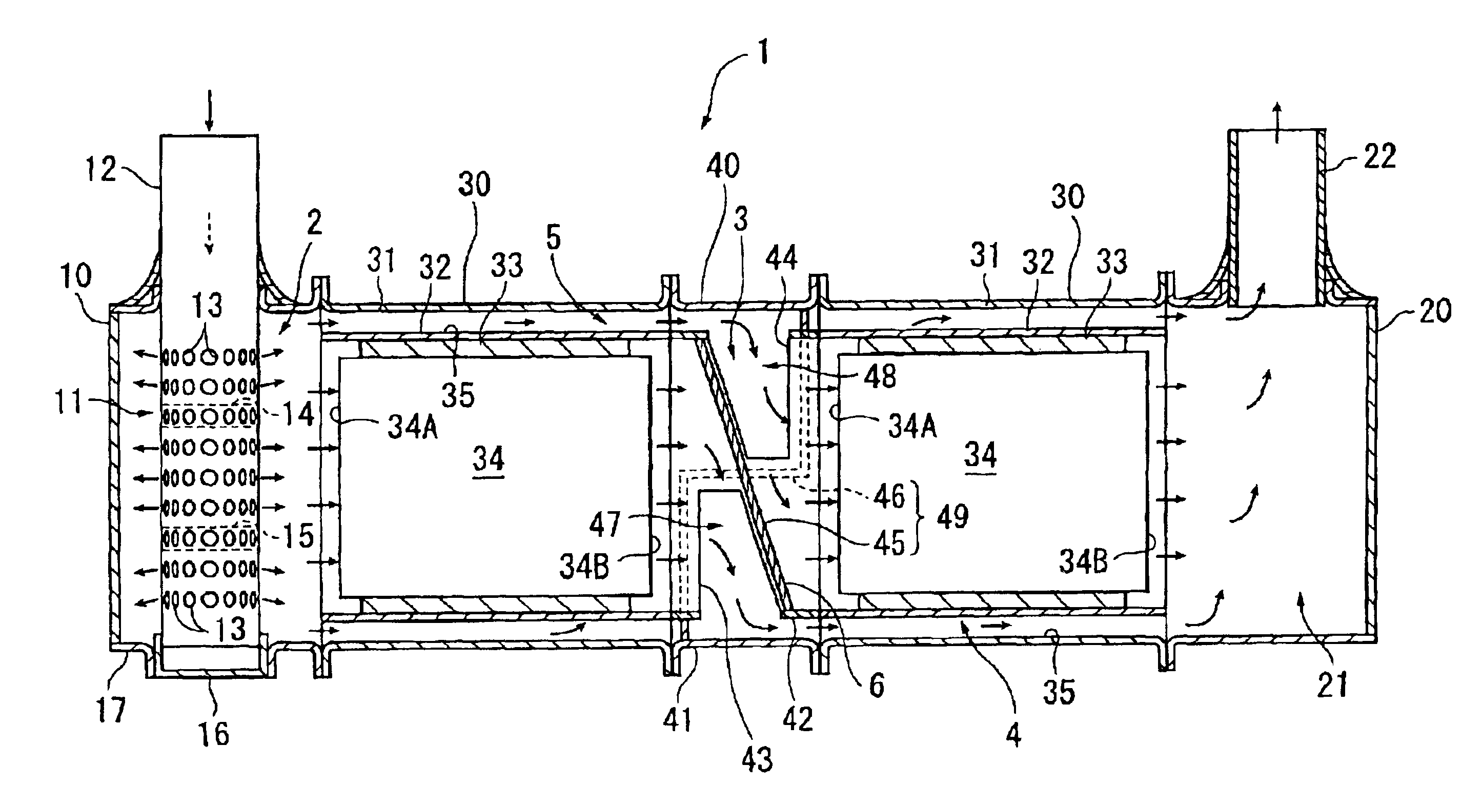 Exhaust gas purifying system for internal combustion engine