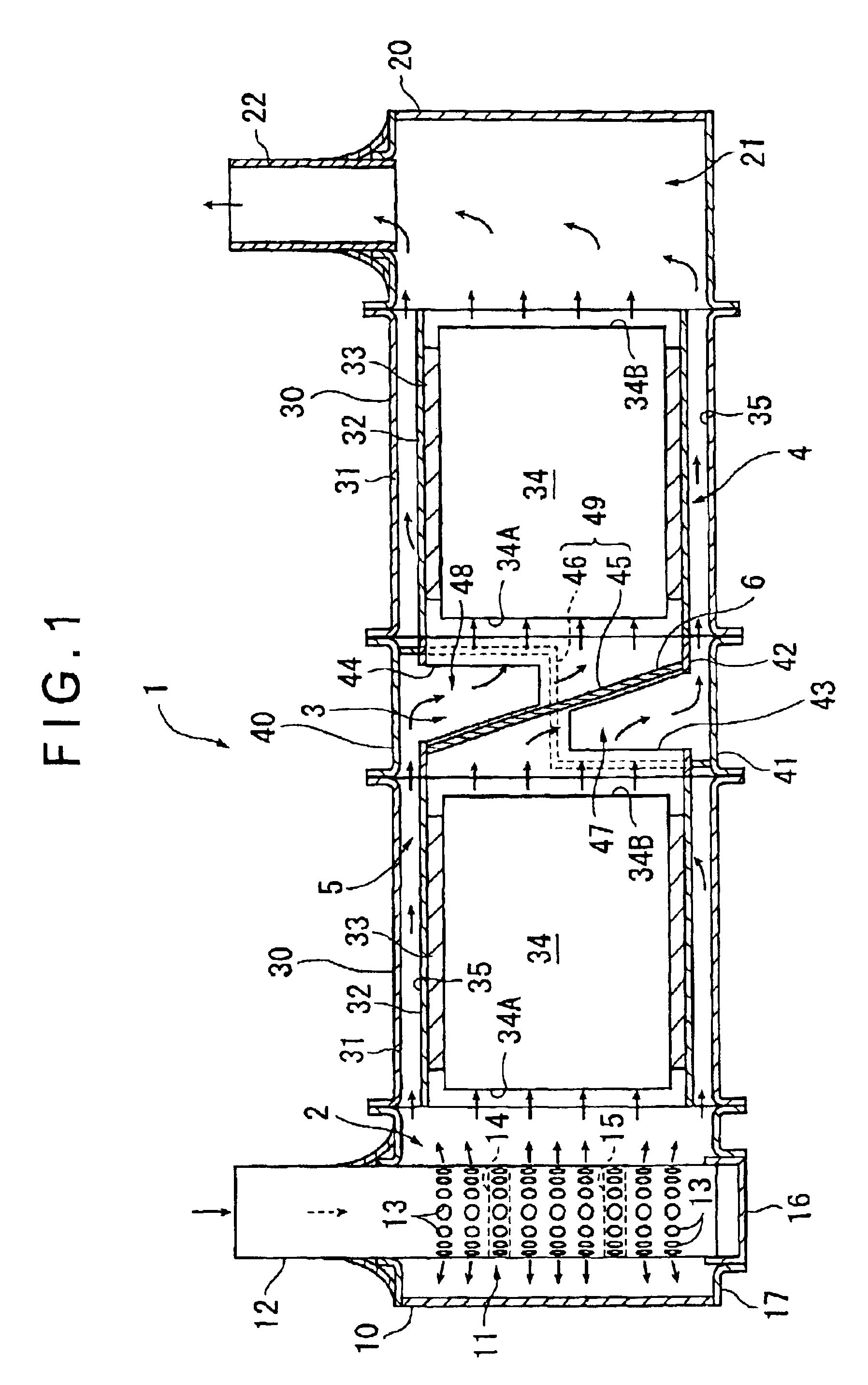 Exhaust gas purifying system for internal combustion engine